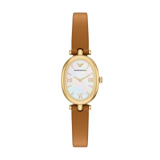 EMPORIO ARMANI Armani阿玛尼手表女白月光复古百搭欧美时尚腕表AR11780