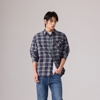 Levi's 美式复古休闲长袖衬衫 00AWM-0000