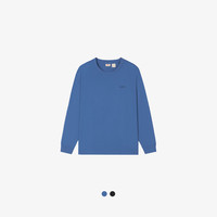 Levi's 男士美式复古休闲LOGO印花长袖T恤 008S8-0000