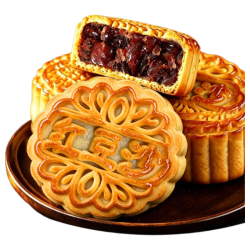 胶缤 广式红豆沙月饼 1000g