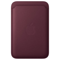 Apple MagSafe精织斜纹卡包 勃艮第酒红色 手机配件