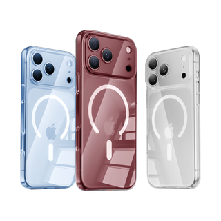 倍思 iPhone17Pro 磁吸透明防摔手机壳