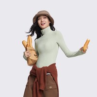 蕉下 摇粒绒半高领保暖修身长袖打底衫