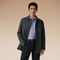 雅戈尔 反季促销!男士秋冬季95鹅绒保暖中长款羽绒服风衣