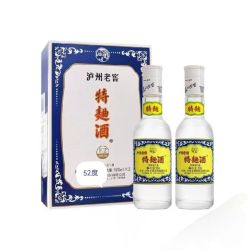 泸州老窖 60版特曲38度/52度100ml*2瓶礼盒装E2小酒版浓香型白酒