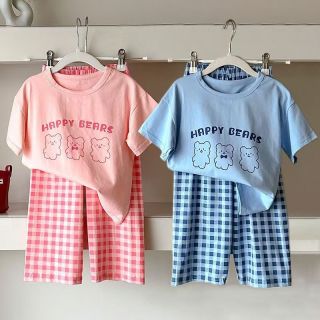 百亿补贴：麦科贝尔 A类纯棉家居服套装夏季宽松全棉儿童睡衣中大男童女孩宝宝空调服