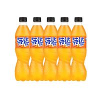 可口可乐 芬达 经典无糖橙味碳酸饮料 500ml*5瓶
