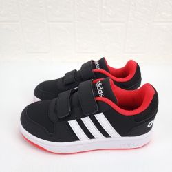 adidas 儿童春秋经典百搭防滑耐磨魔术贴休闲板鞋B75960