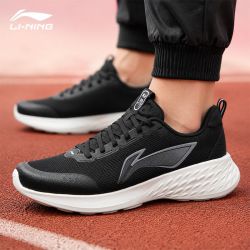 李宁 跑步鞋男鞋轻云轻便减震跑鞋软底百搭休闲慢跑鞋子正品运动鞋