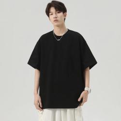 d&x 青少年男生舒适潮流短袖T恤情侣纯棉百搭款上衣男装