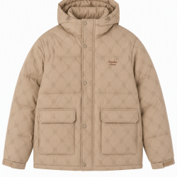 斯巴奴 90%绒 164g高充绒加厚保暖连帽羽绒服 SYD89756M 多色任选