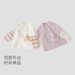 巴厘小猪 女宝宝T恤（2色可选）