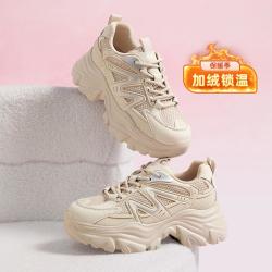 骆驼 老爹鞋春秋女鞋增高厚底女休闲鞋子女运动鞋女款
