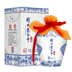 衡水老白干 青花手酿  42度 500mL 1坛