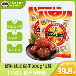 hwj 好味佳加应子李子干蜜饯果干水果干办公休闲零食小吃 加应子306g