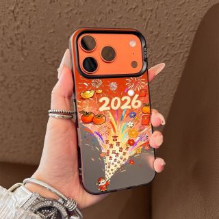 C 【真液态硅胶|亲肤不粘手】2026财神爷适用苹果17promax手机壳iphone16新款15超薄14防摔1312