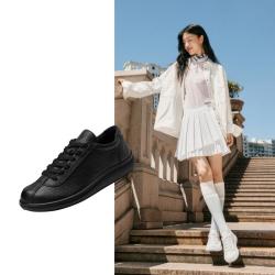 ecco 简约轻盈舒适街头板鞋 柔酷零点女鞋220263