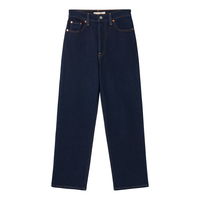 Levi's 李维斯 RIBCAGE高腰修身直筒牛仔裤 深蓝色 27