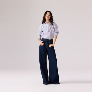 Levi's 李维斯 美式复古宽松阔腿牛仔裤 深蓝色 26(30)