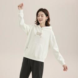 361° 秋冬保暖卫衣简约休闲套头女装卫衣女式运动卫衣