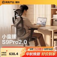 网易严选 小蛮腰系列 S9 Pro 人体工学电脑椅 黑色 无搁脚款