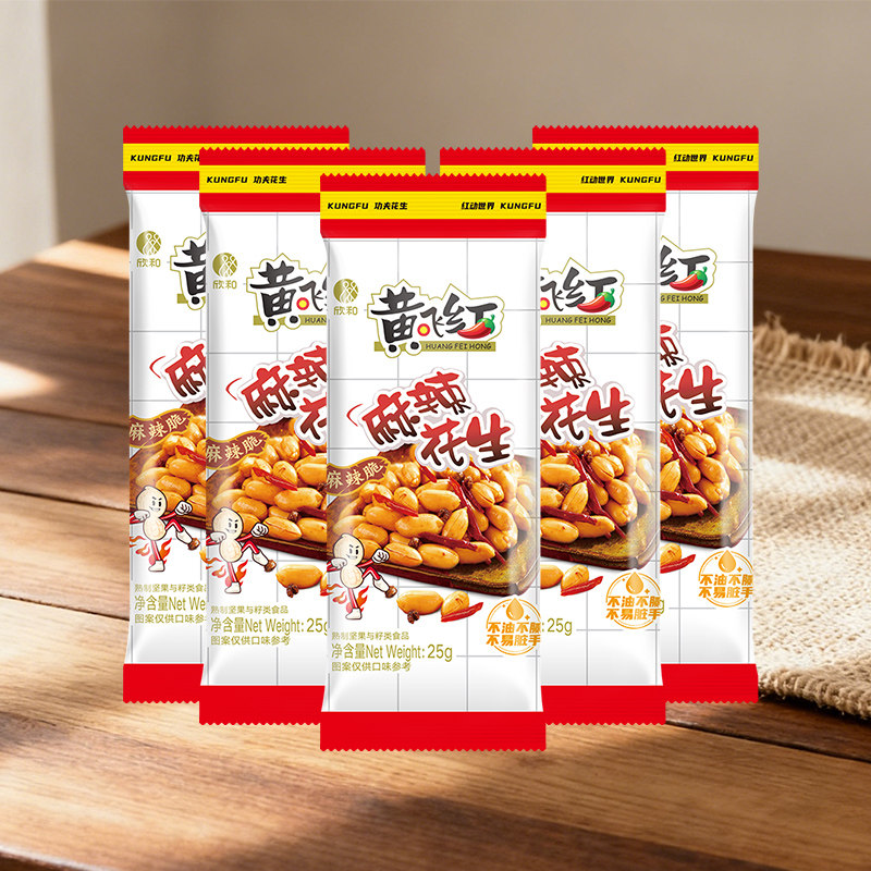 黄飞红 麻辣花生米 25g 袋装