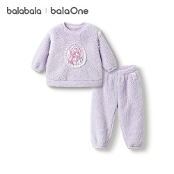 巴拉巴拉 balaOne女童睡衣套装冬季新款