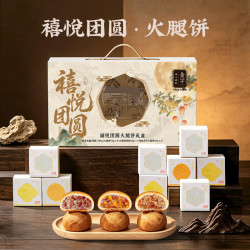 金字 禧悦团圆火腿饼礼盒 400g