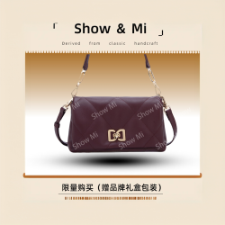 然与纯 金蝴蝶大号丨BF-68369-帝国红-轻奢时尚百搭女士包包sm