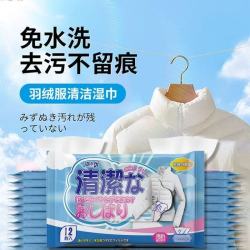 羽绒服清洁湿巾水洗神器强力去污擦拭污渍干洗油渍免洗