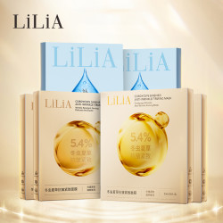 LILIA 冬虫夏草抗皱紧致面膜 以霜入膜 温感膜布