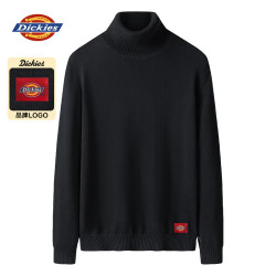 Dickies 真五折！中高领秋冬潮牌宽松保暖情侣休闲针织衫