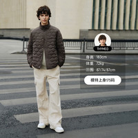 坦博尔 轻薄羽绒服 男短款 深棕色 L(175)
