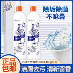威猛先生 洁厕液480g*2瓶洁厕灵清香卫生间马桶清洁
