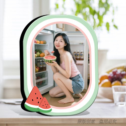 照片定制西瓜摆台相框摆件照片儿童DIY相片创意相框生日礼物女生