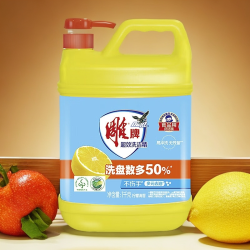 雕牌 去油洗洁精1kg洗涤剂洗碗大桶家用厨房洗涤剂柠檬清洗正品