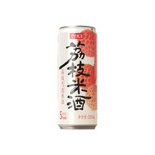丫丫火 荔枝白桃桂花气泡米酒 5%vol 330mL*2罐