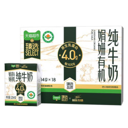菊乐 娟姗4.0纯牛奶204g×18盒