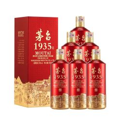 茅台 1935 酱香型白酒 53度 500ml*6 整箱装（新老包装随机发货）