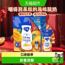 蒙牛 JUST YOGHURT 纯甄 风味酸奶 芒芒西柚味