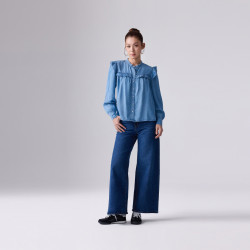 Levi's 商场同款  26新款高腰阔腿牛仔裤0039B