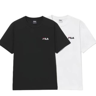 百亿补贴：FILA 运动舒适圆领套头短袖 速干T恤 男女同款