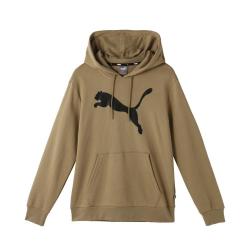 PUMA 男子时尚大LOGO印花连帽套头针织衫运动卫衣 CF