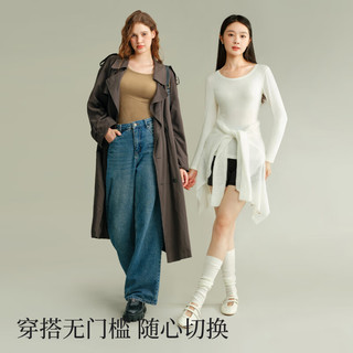 素肌良品 女士保暖内衣套装 珊瑚白 M码
