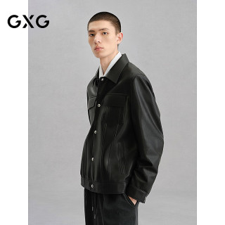 GXG 男装工装【真皮】皮衣夹克男外套