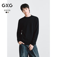 GXG 男装 一款两色经典半高领打底基础版型亲肤羊绒衫