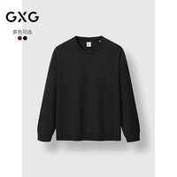 GXG 男装 圆领卫衣双色卫衣简约长袖