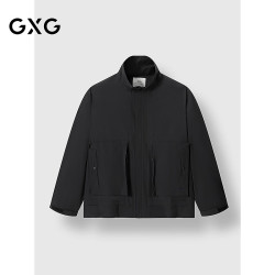GXG 男装 立领口袋设计经典通勤拉链夹克