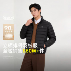 雪中飞 高蓬松立领羽绒服男女同款 多色可选（可做冲锋衣内胆）