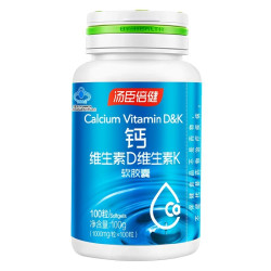 汤臣倍健 钙维生素D维生素K软胶囊 1000mg*100粒 1瓶装